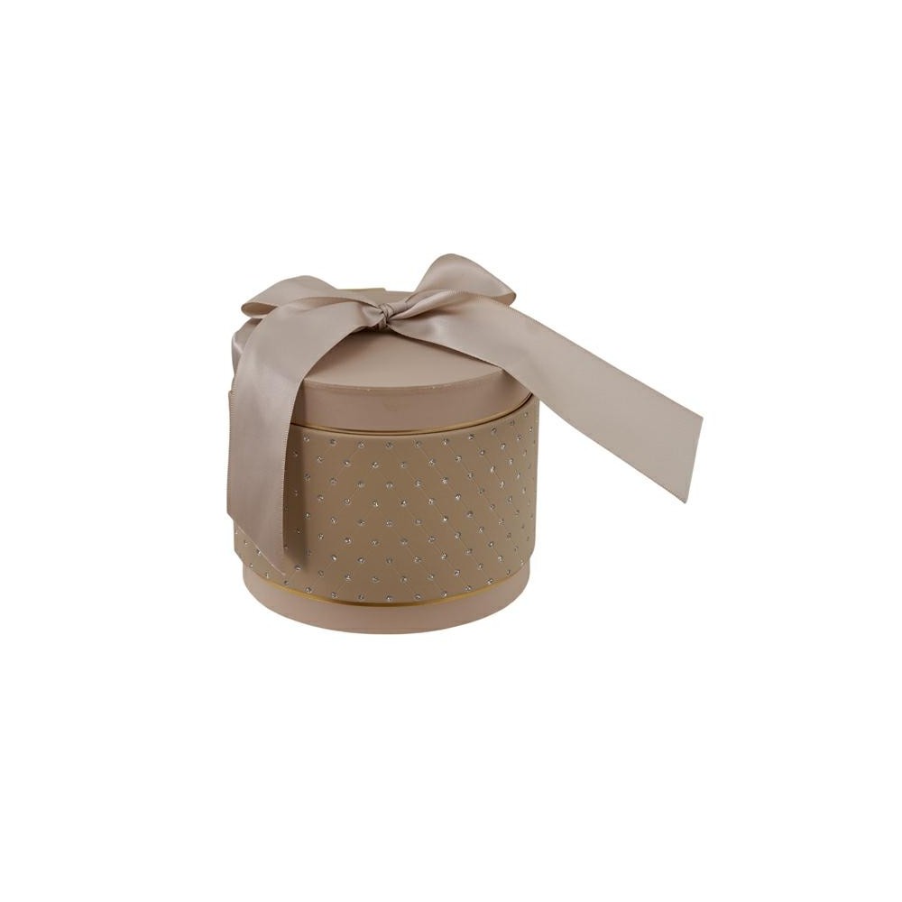 CREAM SCATOLA TONDA PICCOLA D.14.5X12.2